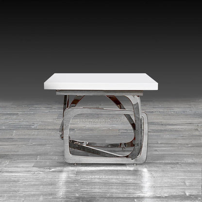 Flow Silver End Tables | Sleek and Stylish Set