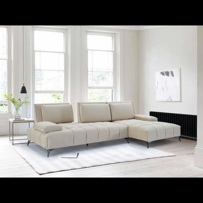 Francesco LAF Sofa Chaise Sectional – Black Base Edition