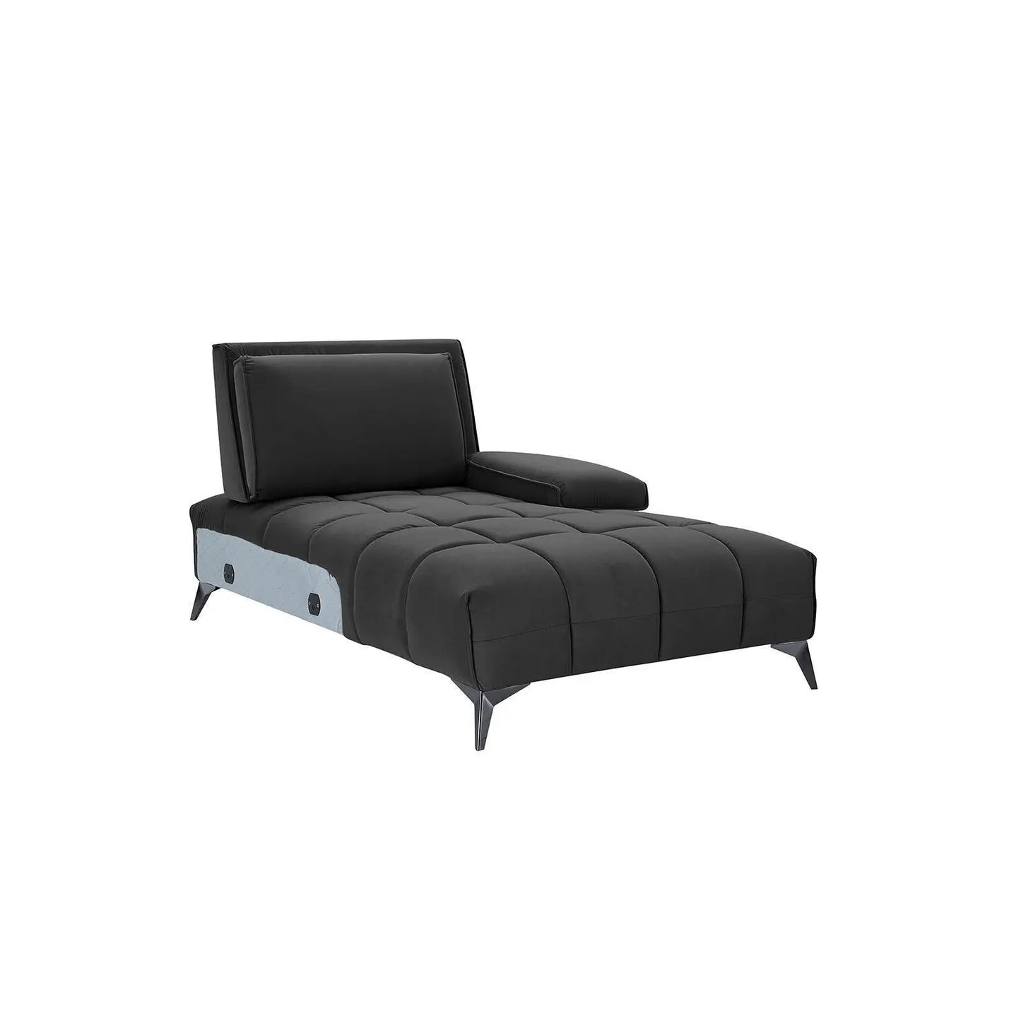 Francesco LAF Sofa Chaise Sectional – Black Base Edition
