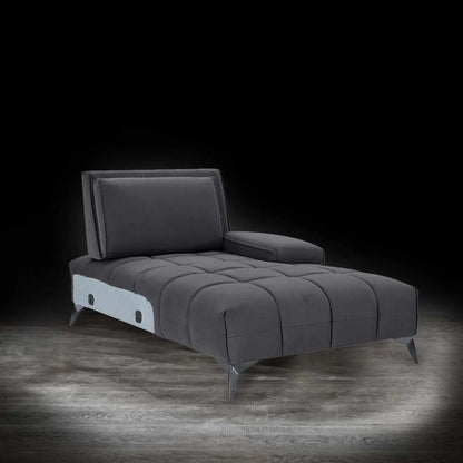Francesco LAF Sofa Chaise Sectional – Black Base Edition