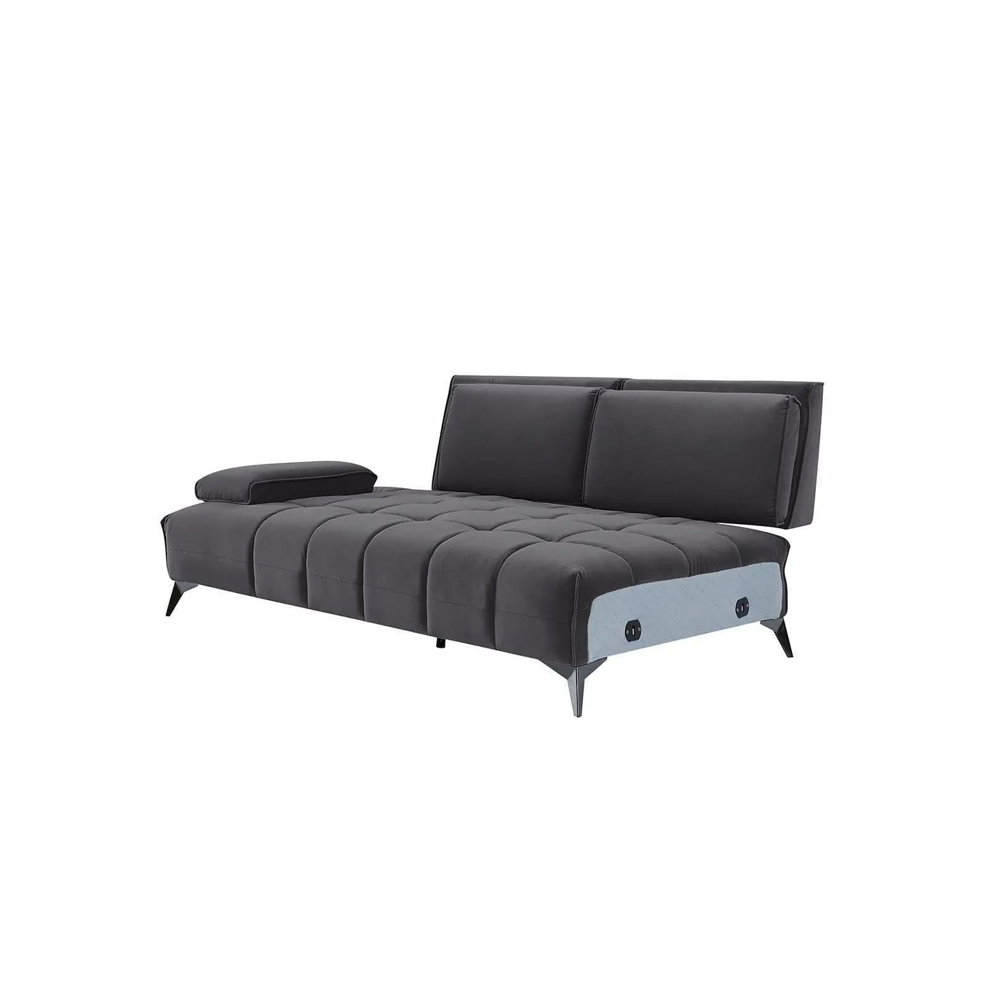 Francesco LAF Sofa Chaise Sectional – Black Base Edition