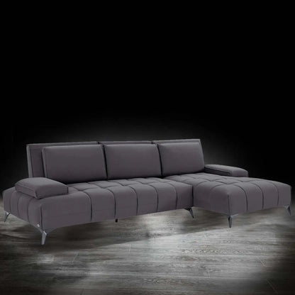 Francesco LAF Sofa Chaise Sectional – Black Base Edition