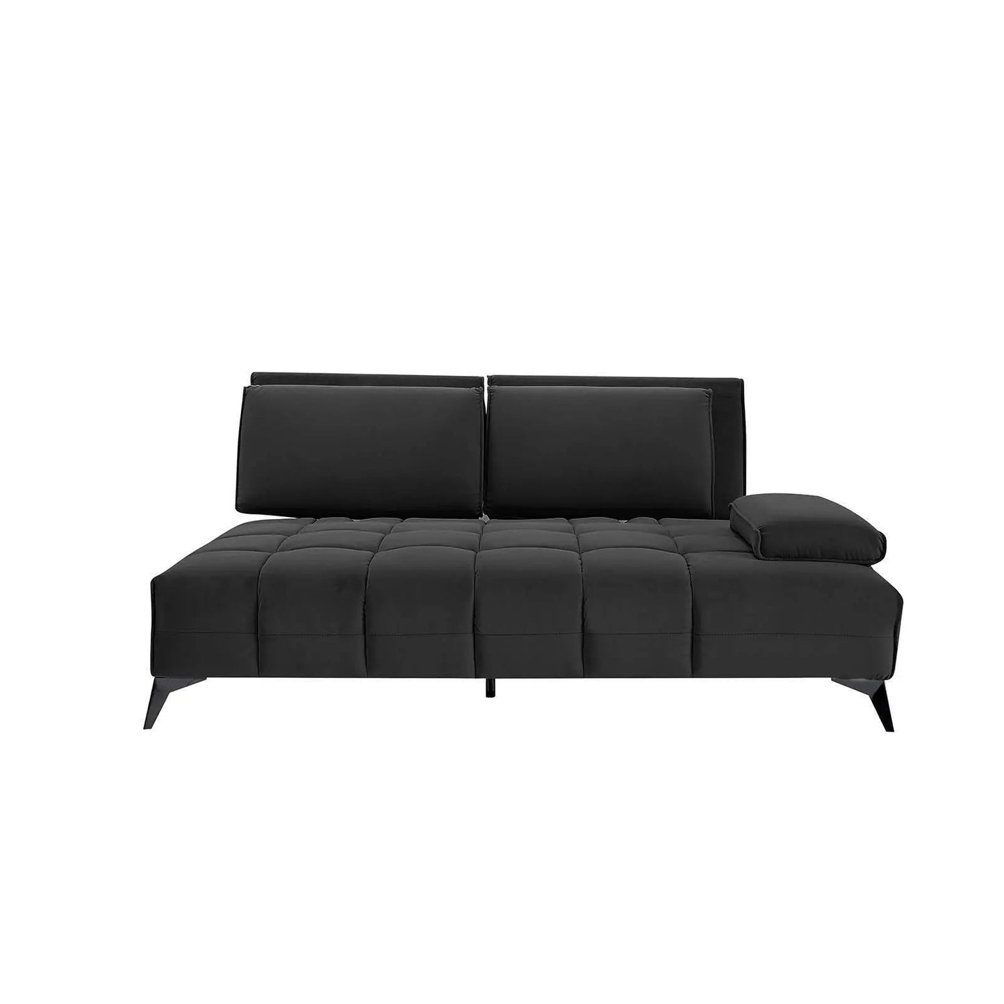 Francesco RAF Sofa Chaise Sectional | Sleek Black Base