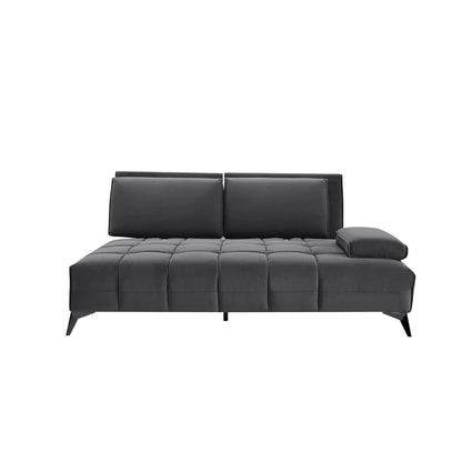 Francesco RAF Sofa Chaise Sectional | Sleek Black Base