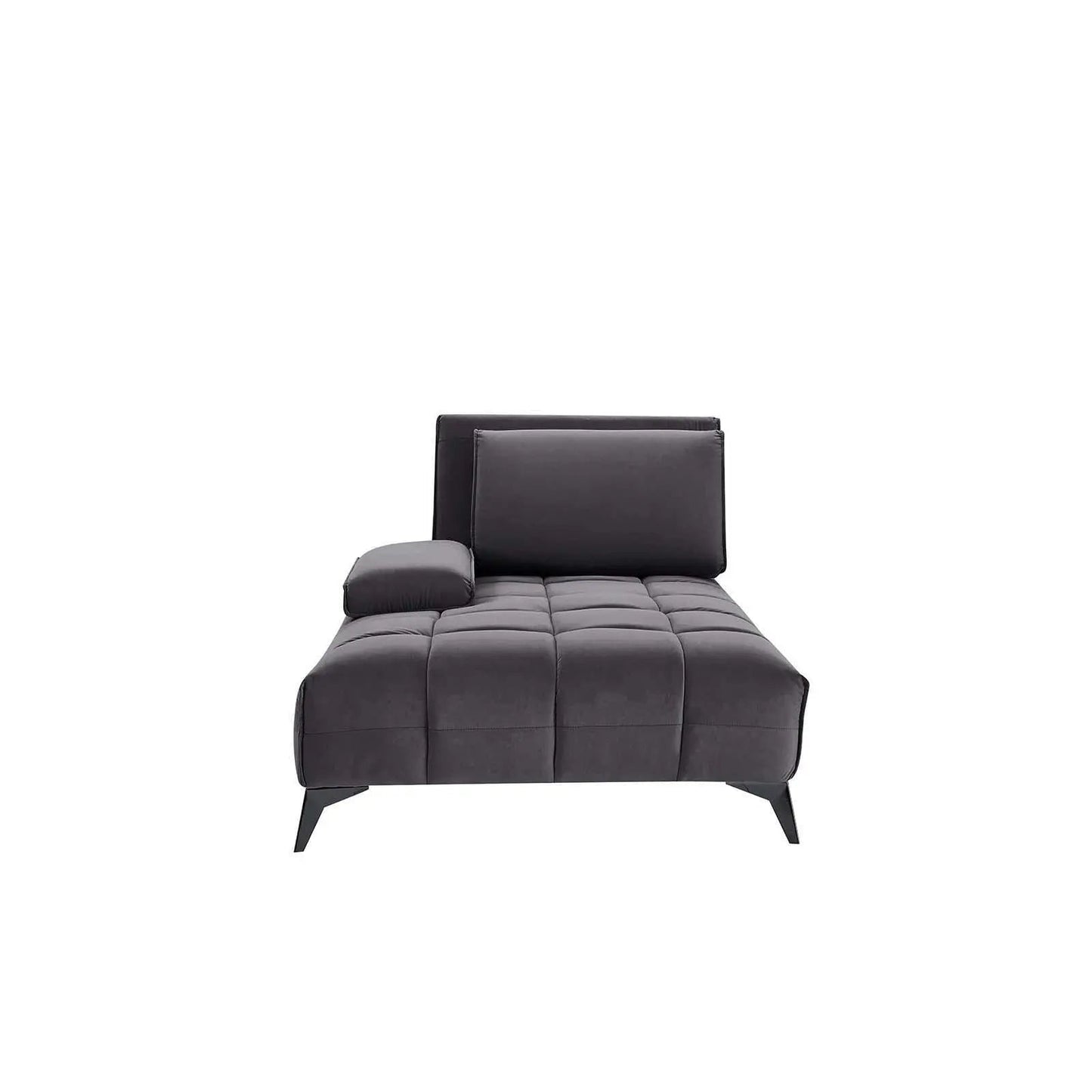 Francesco RAF Sofa Chaise Sectional | Sleek Black Base