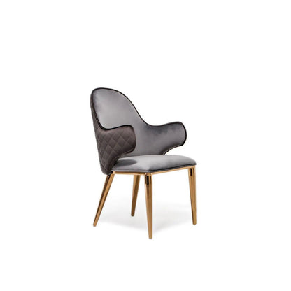 Gia Rose Gold Chic Dining Chair