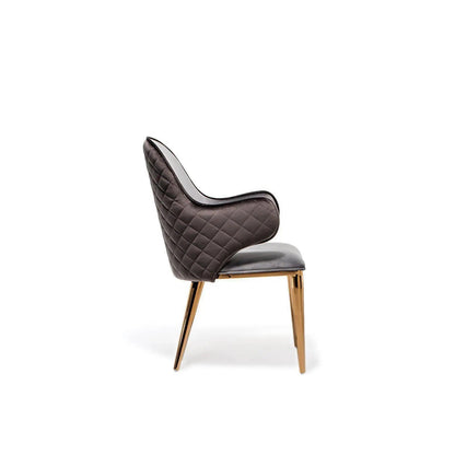 Gia Rose Gold Chic Dining Chair