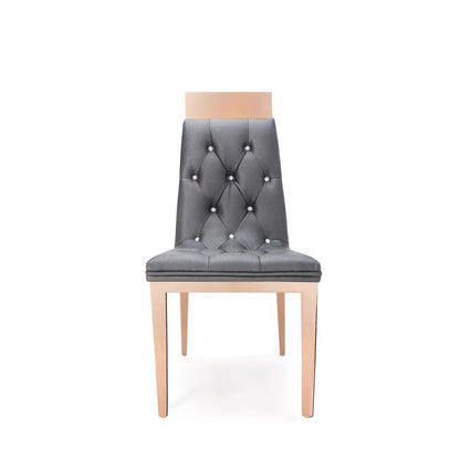 Gianna Rose Gold Stylish Dining Chair