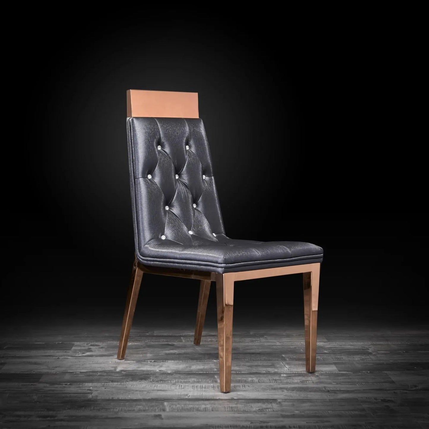 Gianna Rose Gold Stylish Dining Chair