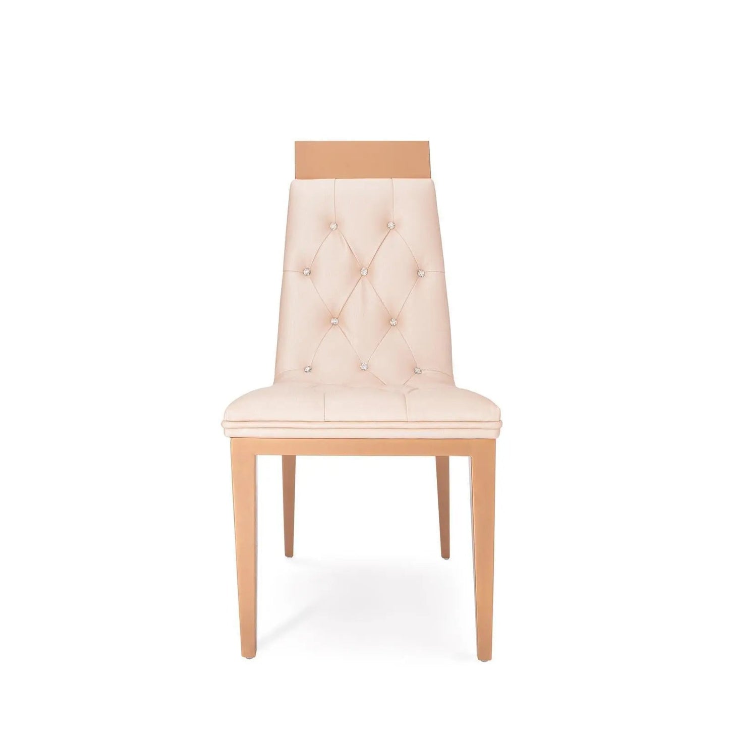 Gianna Rose Gold Stylish Dining Chair