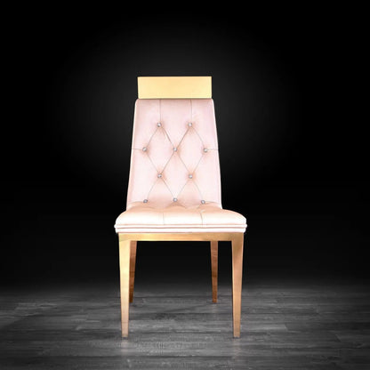 Gianna Rose Gold Stylish Dining Chair