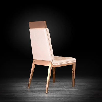 Gianna Rose Gold Stylish Dining Chair