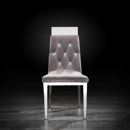 Gianna Silver Modern Dining Chair