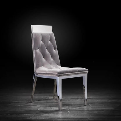 Gianna Silver Modern Dining Chair