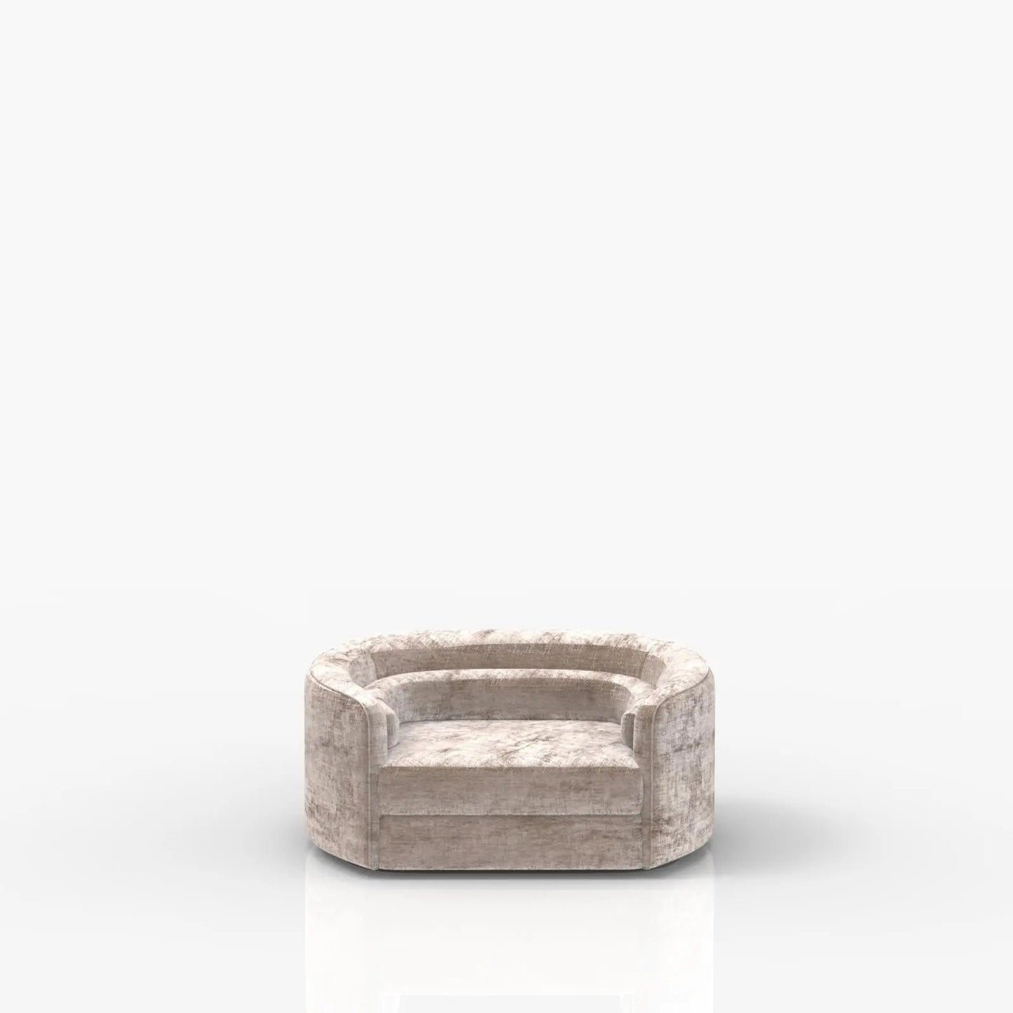 Giovanni Taupe Modern Sofa Set