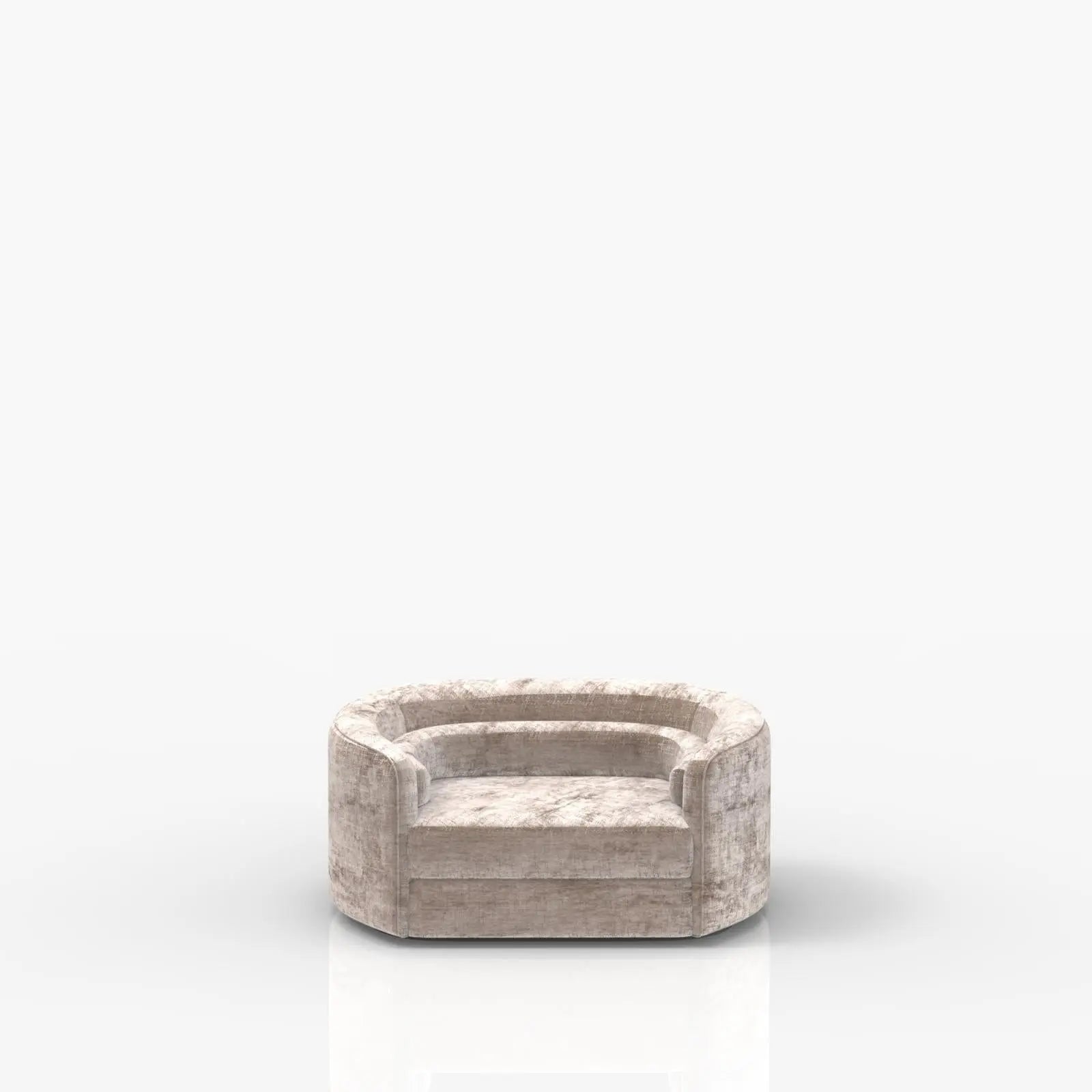 Giovanni Taupe Modern Sofa Set