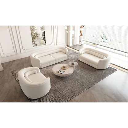 Giovanni Modern Sofa Set – White