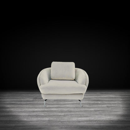 Giulia Silver Sofa Set – Beige