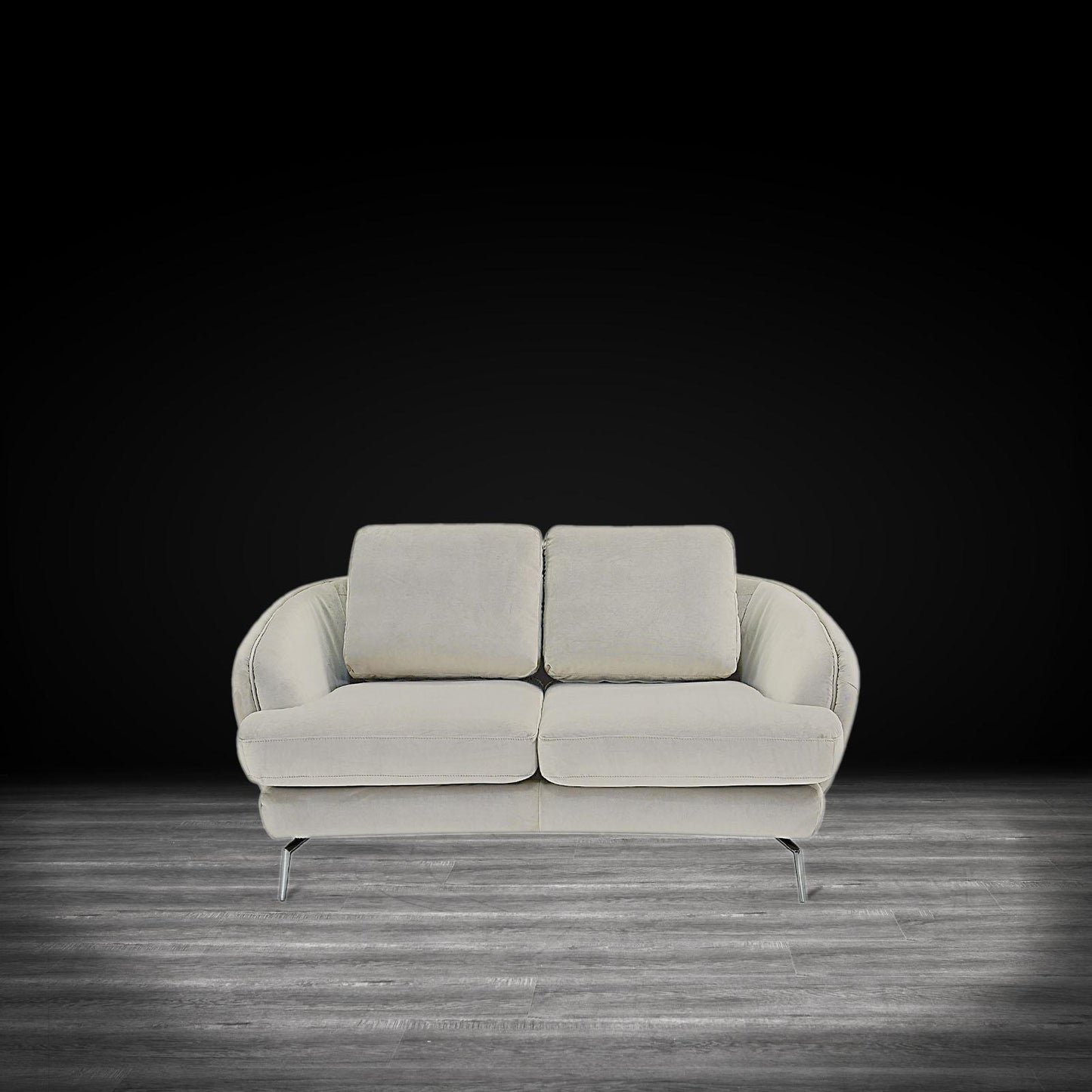 Giulia Silver Sofa Set – Beige