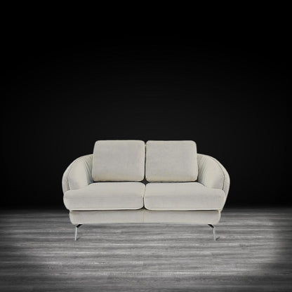 Giulia Silver Sofa Set – Beige