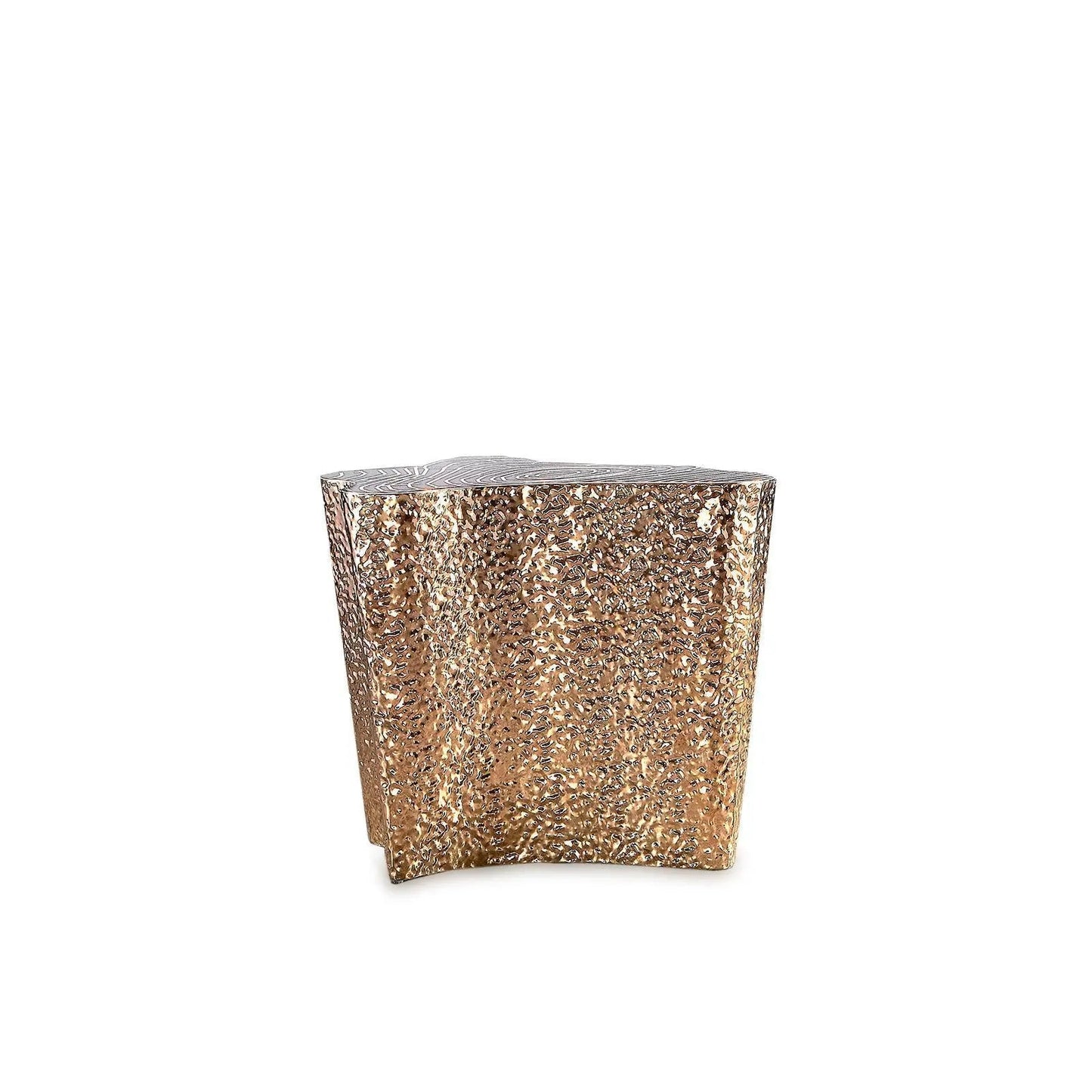 Glacier End Table | Luxurious Rose Gold Accent