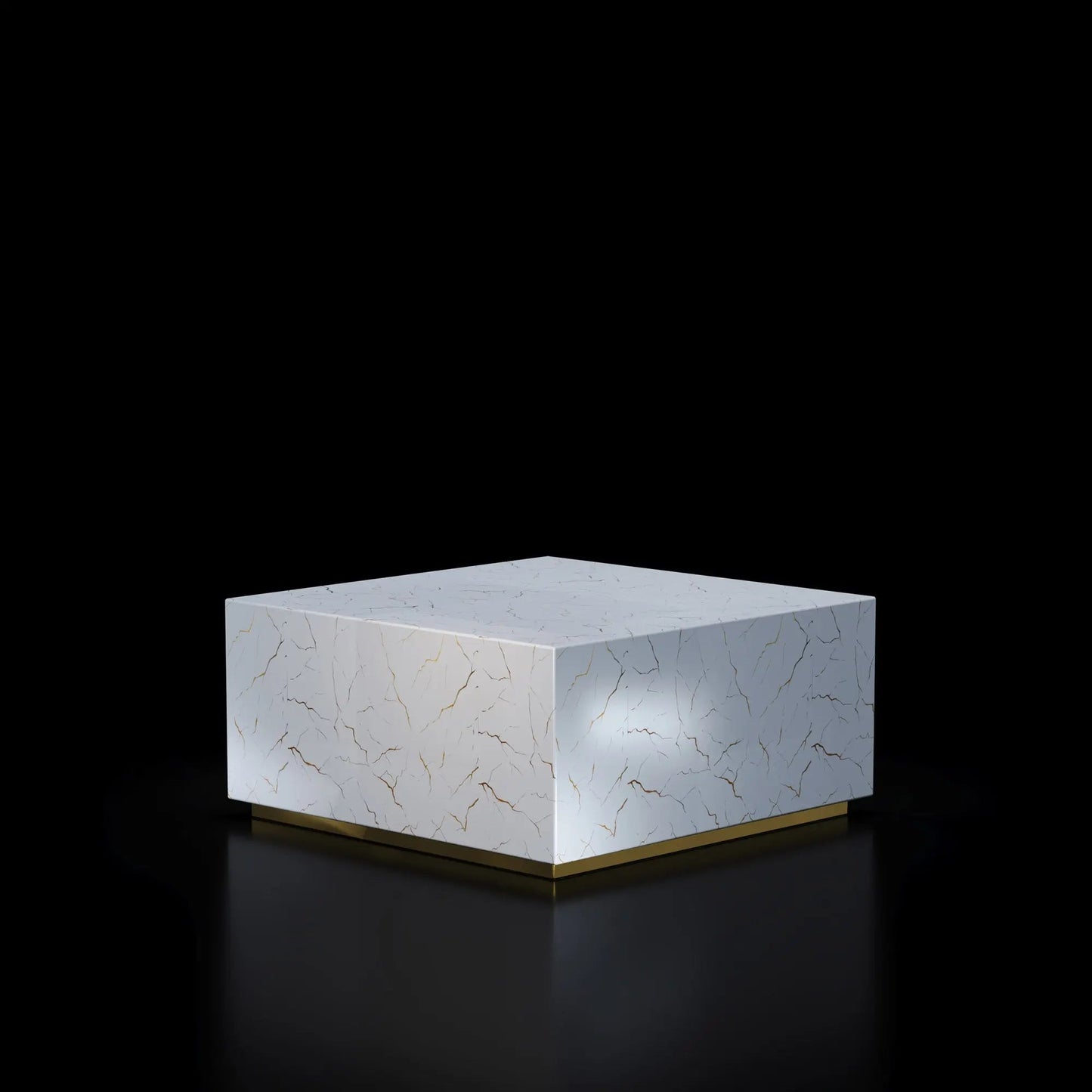 Haze Coffee Table Square White Roberto Grassie Furniture