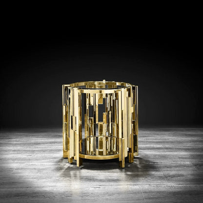 Illusion Round End Tables | Sleek & Contemporary