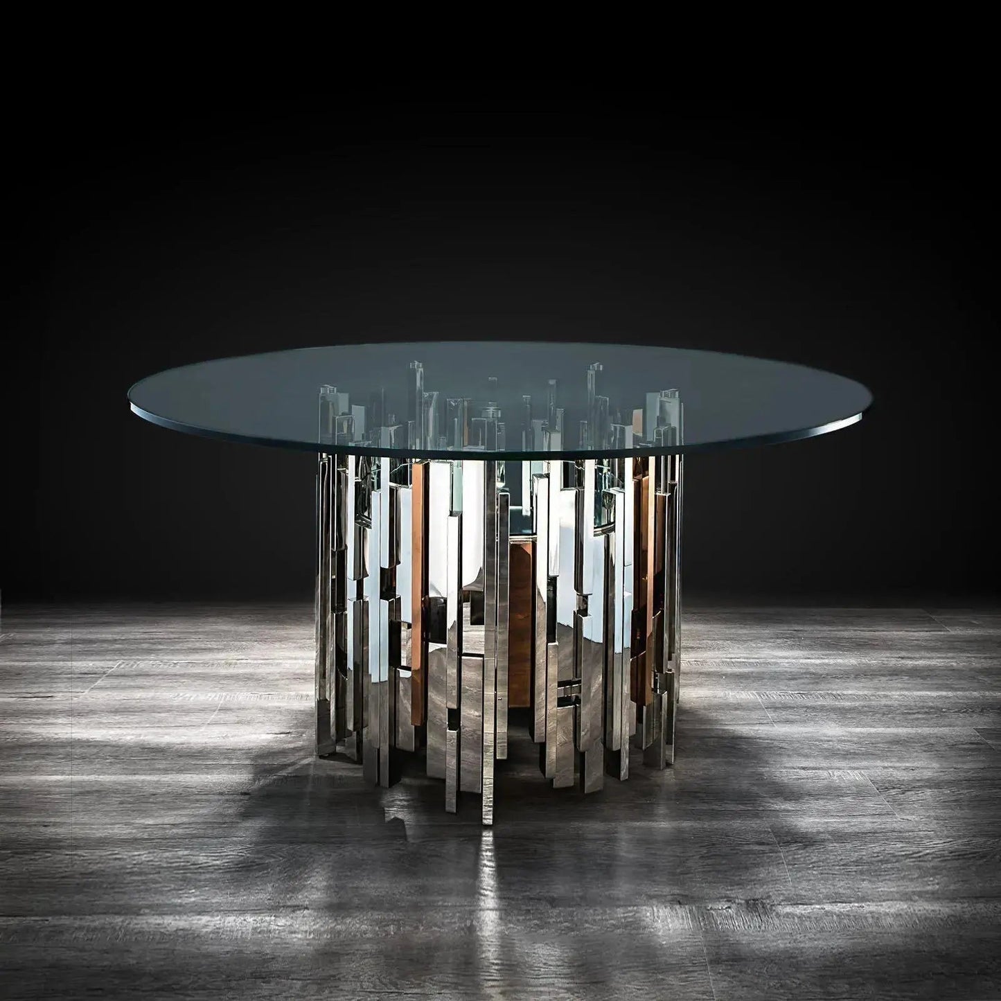 Illusion Round Dining Table