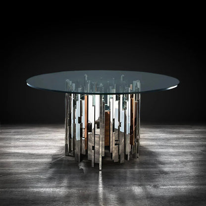 Illusion Round Dining Table