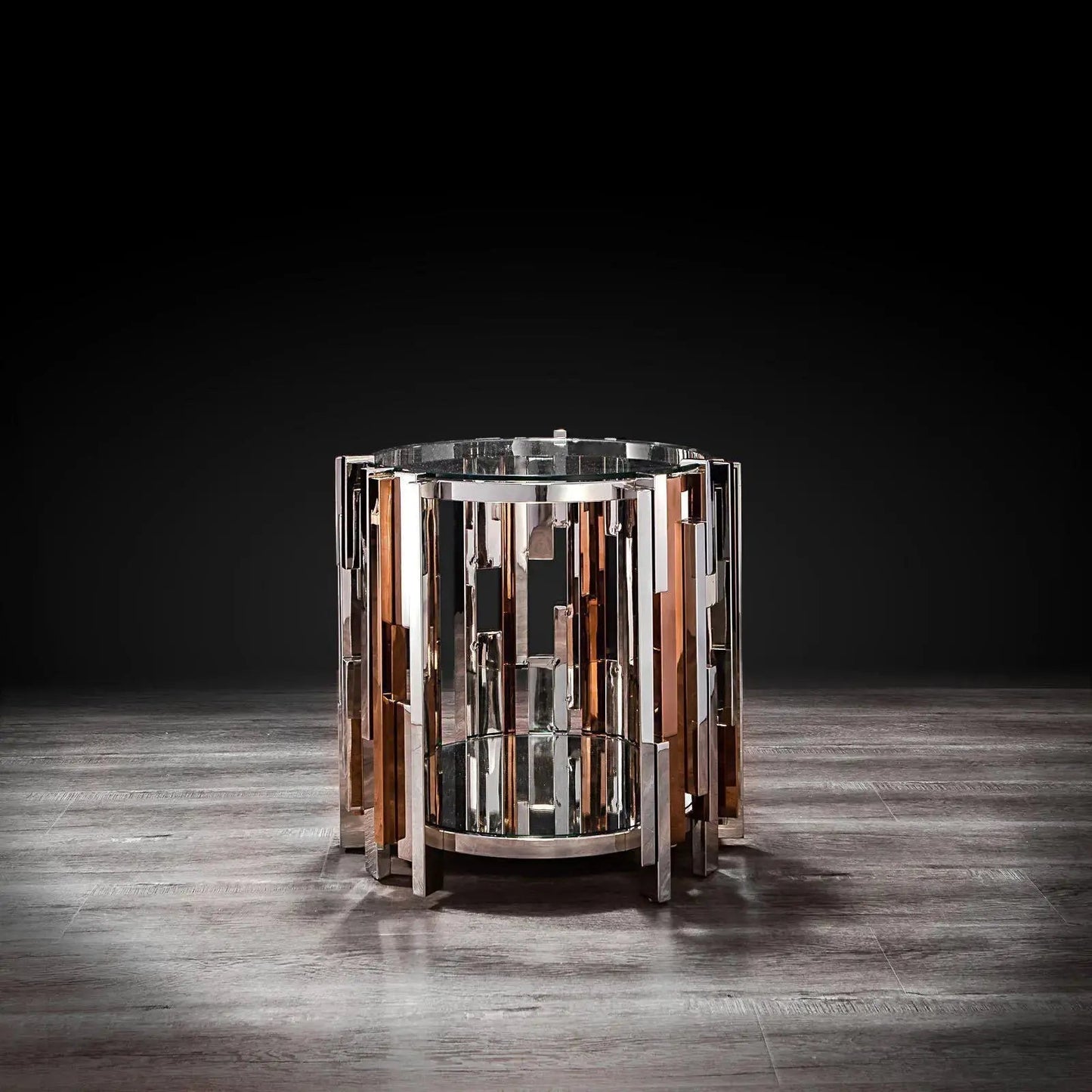Illusion Round End Tables | Sleek & Contemporary