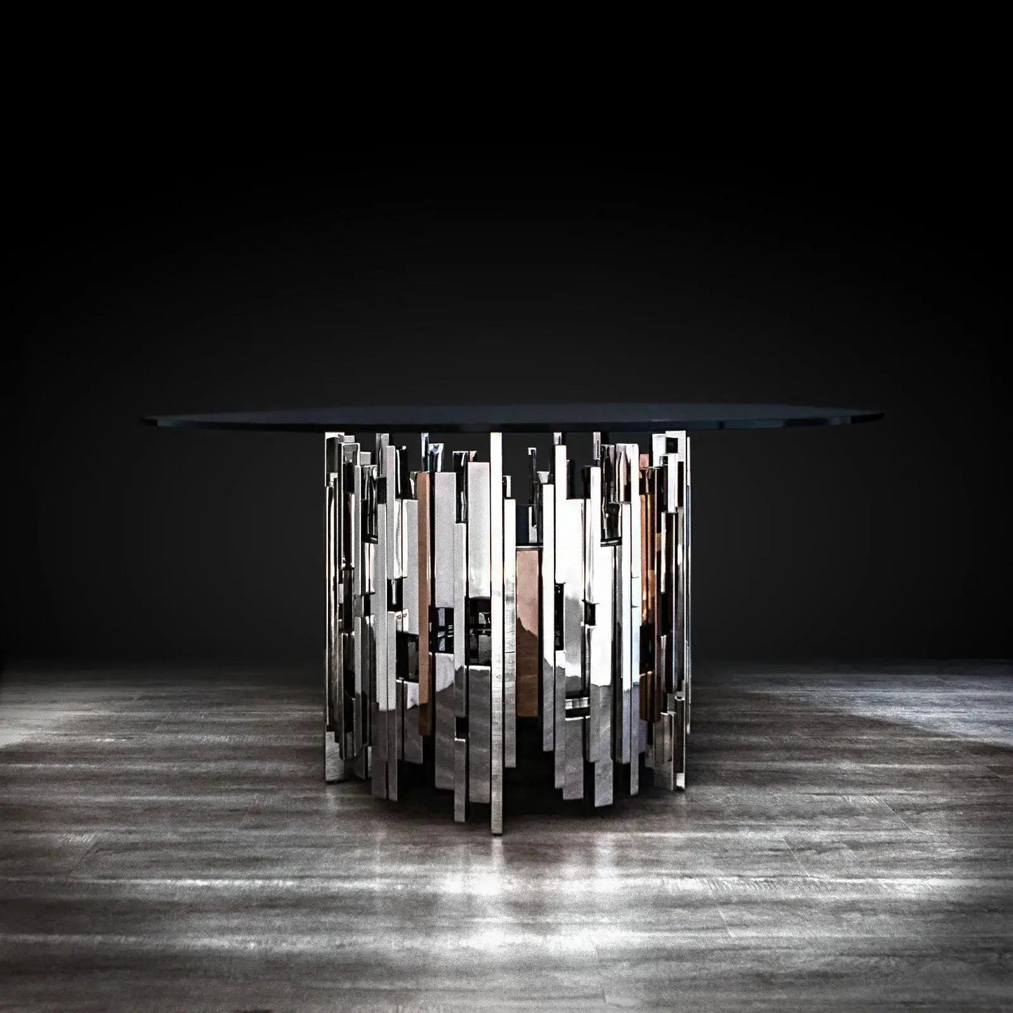 Illusion Round Dining Table