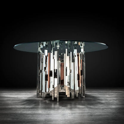 Illusion Round Dining Table