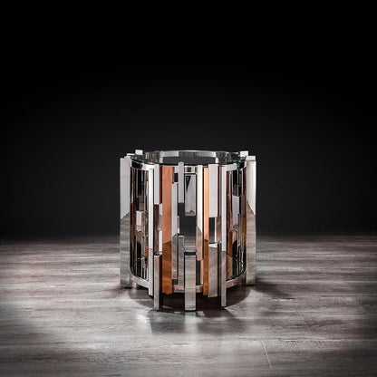 Illusion Round End Tables | Sleek & Contemporary