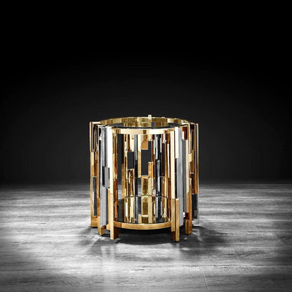 Illusion Round End Tables | Sleek & Contemporary