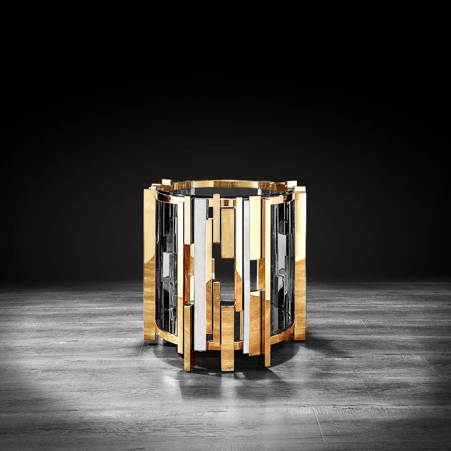 Illusion Round End Tables | Sleek & Contemporary