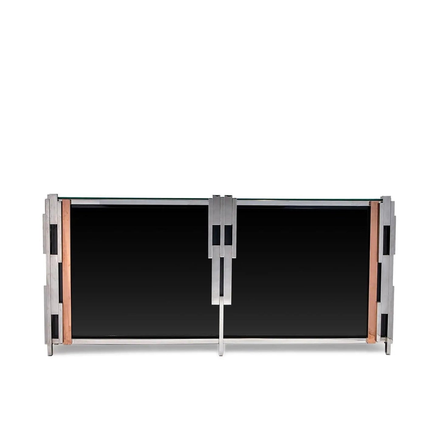 Illusion Buffet in Silver Finish