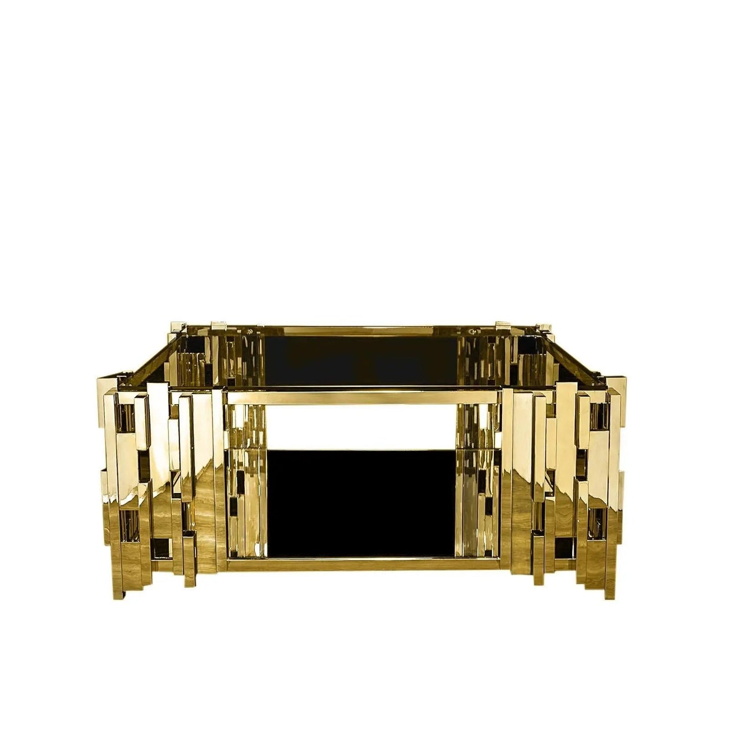 Illusion Square Coffee Table with Modern Charm