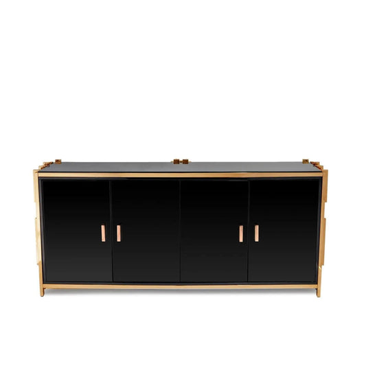 Illusion Buffet with Titanium Gold Trim