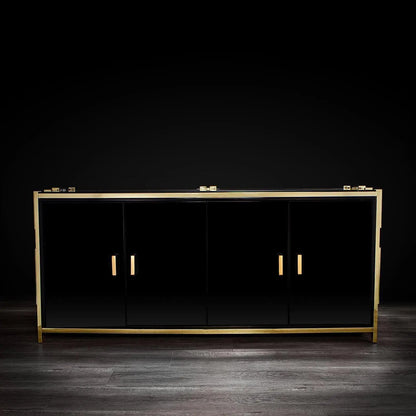 Illusion Buffet with Titanium Gold Trim