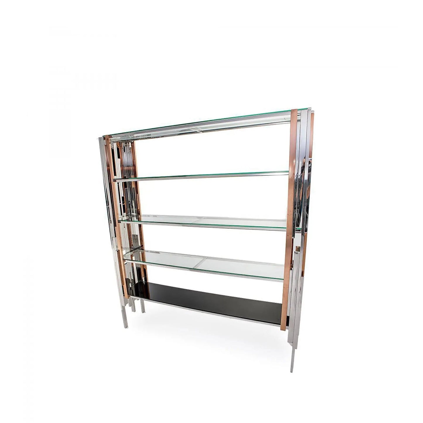 Illusion Luxury Shelf | Silver & Rose Gold