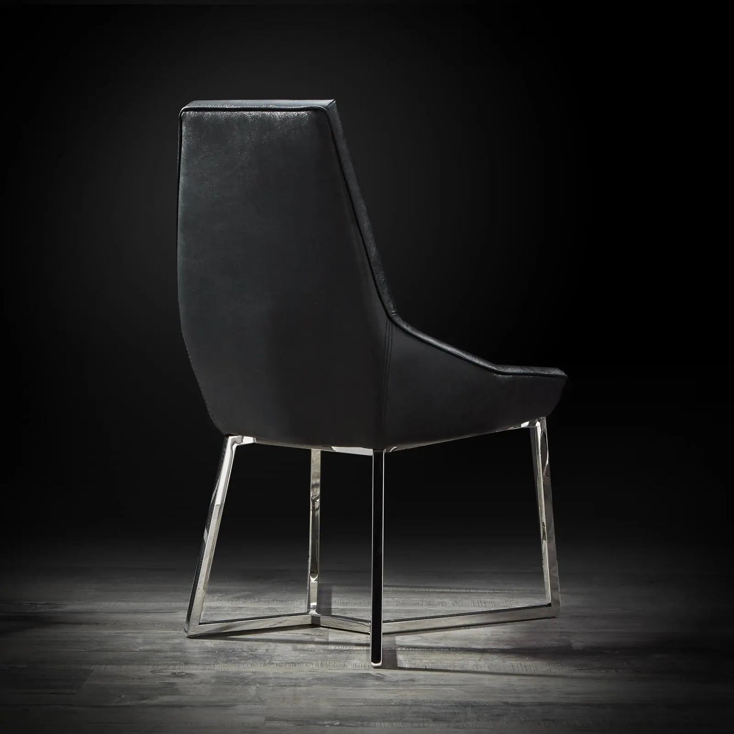 Lorensia Silver Contemporary Dining Chair