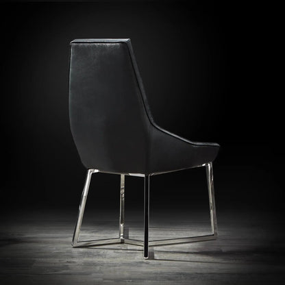 Lorensia Silver Contemporary Dining Chair