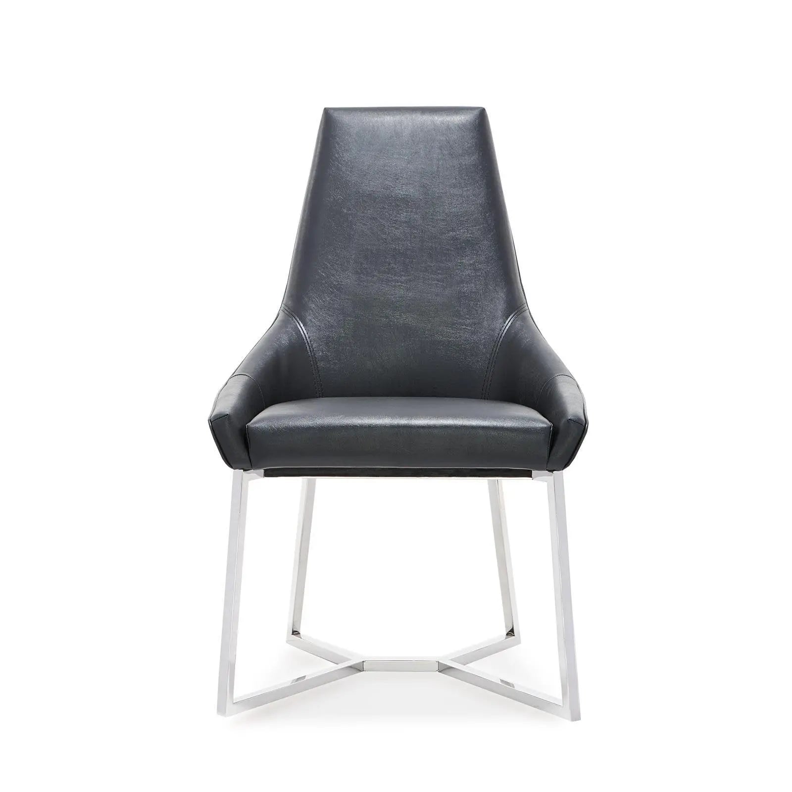 Lorensia Black Polished Stainless Steel Base Ax