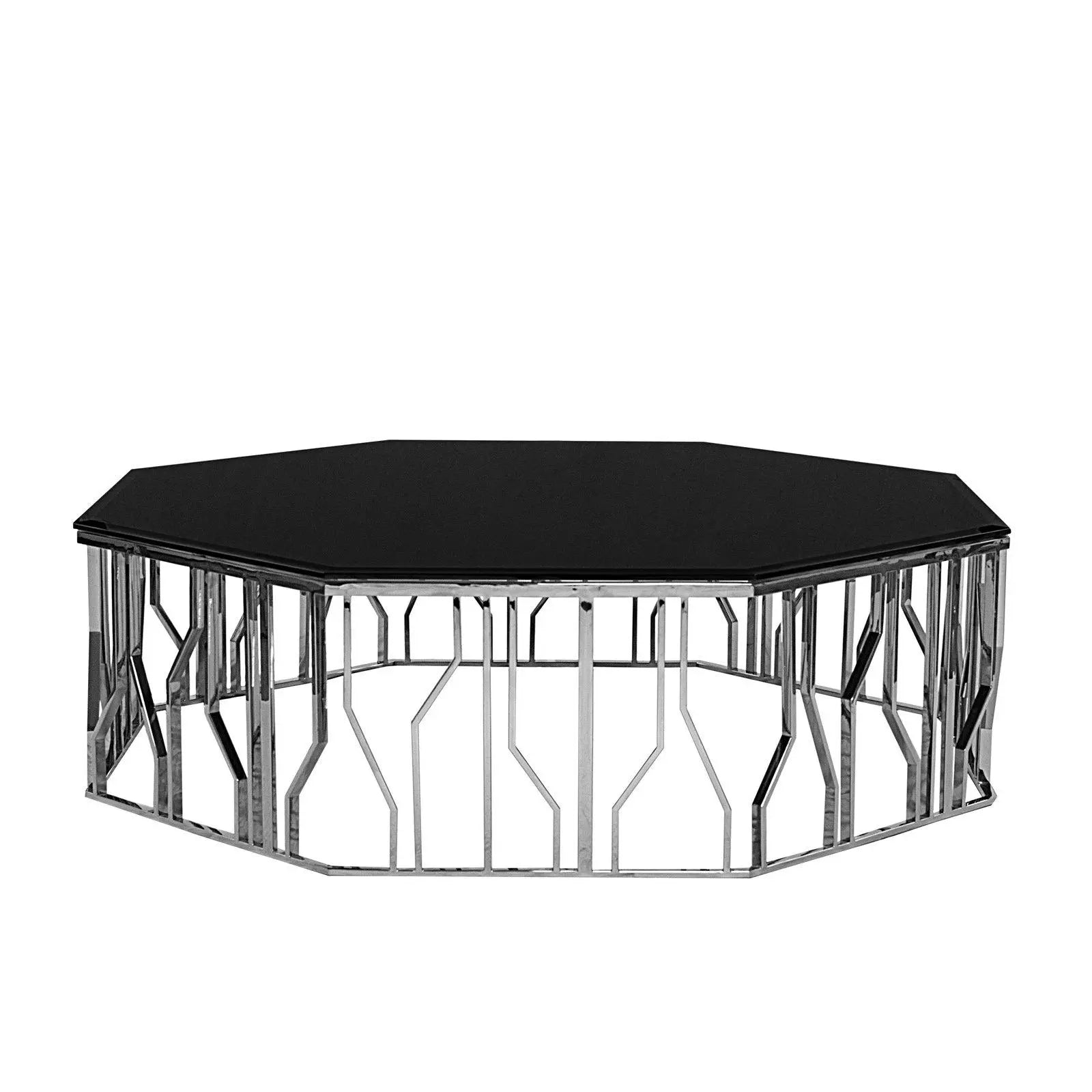 Lorensia Large Silver Coffee Table