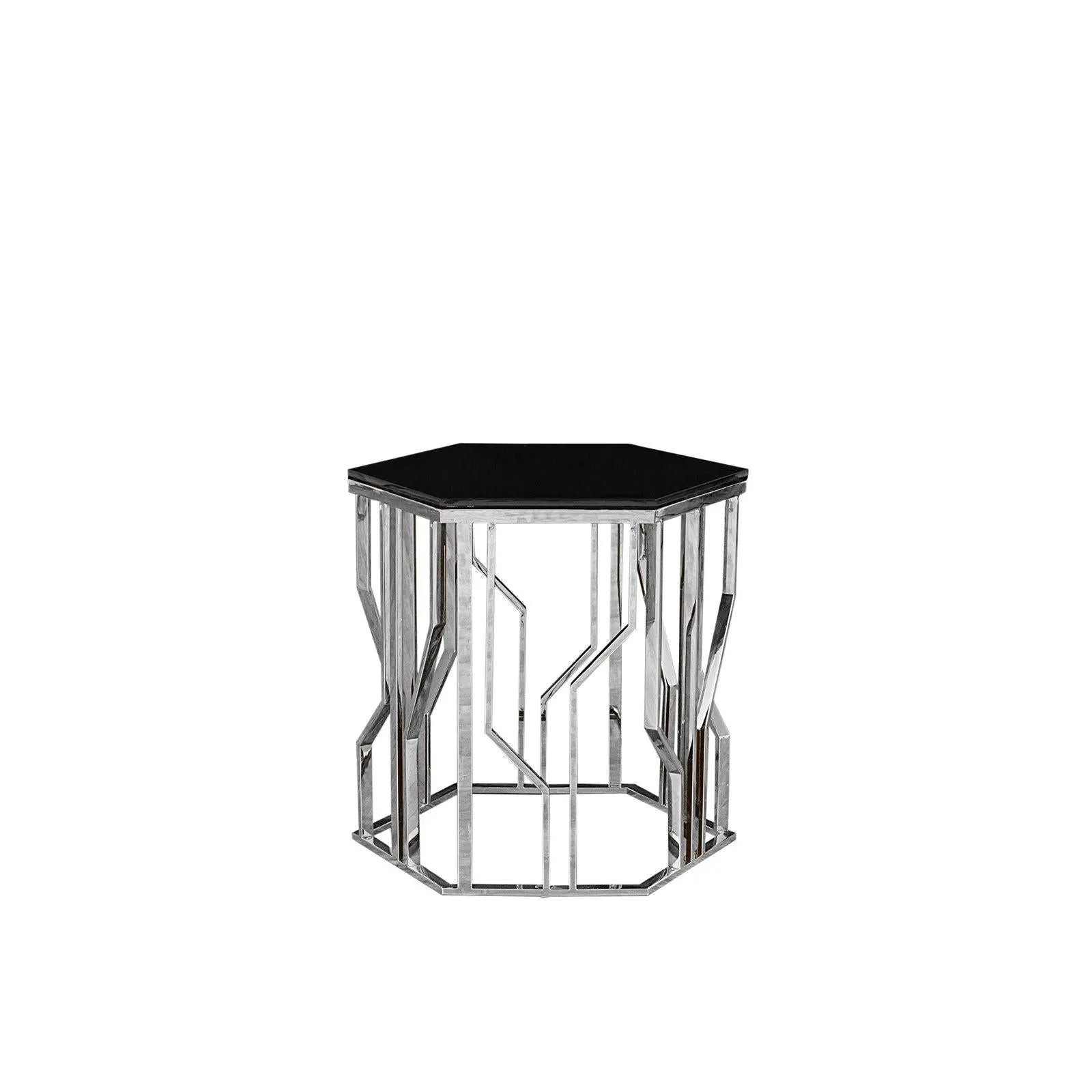 Lorensia Silver End Table RG