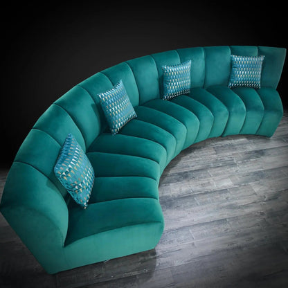 Lotus Modular Sectional – Deep Dark Green