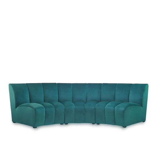 Lotus Modular Sectional – Deep Dark Green