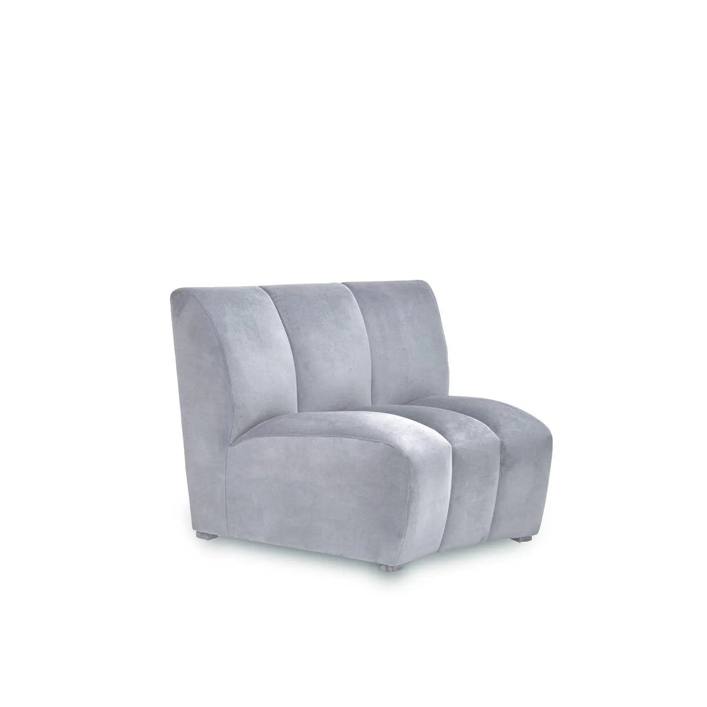 Lotus Modular Sectional | Light Gray Finish