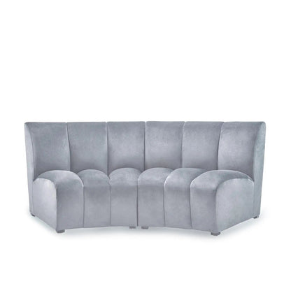 Lotus Modular Sectional | Light Gray Finish
