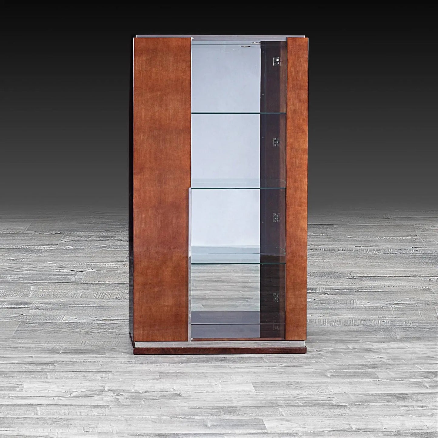 Lozano Lacquered Curio – Brown